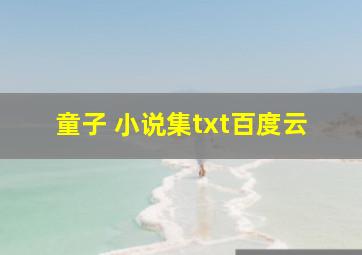 童子 小说集txt百度云